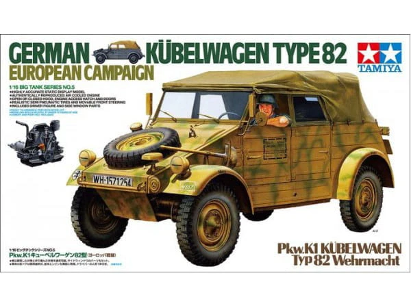 Samochód VW Kubelwagen Typ 82 Pkw.K1 36205 Tamiya