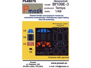 Maski do samolotu Messerschmitt Bf109 E-3