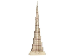 Wieża Dubaj Burdż Chalifa składanka drewniana