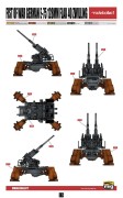 Działo przeciwlotnicze E-75 128mm FlaK 40 UA72117 Modelcollect