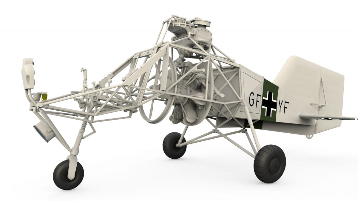 Śmigłowiec Flettner Fl 282 Kolibri 41001 MiniArt
