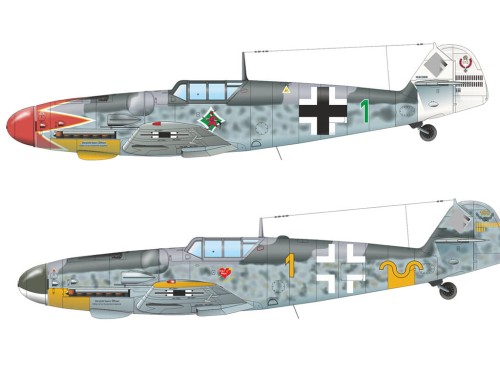 Samolot Messerschmitt Bf 109G-6 early 82113 Eduard