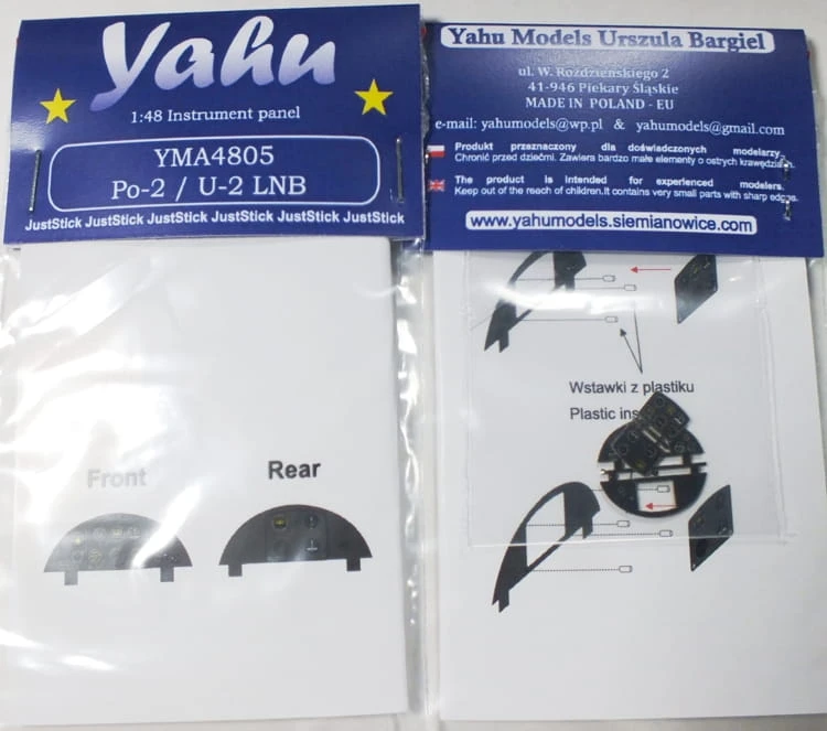 Fototrawiona tablica do Po-2/U-2 LNB YMA4805 Yahu