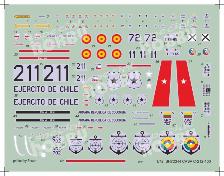 Samolot CASA C-212-100 SH72344 Special Hobby