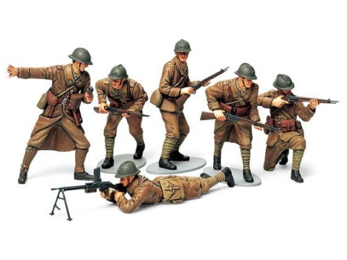 Figurki żołnierzy francuskiej piechoty 35288 Tamiya