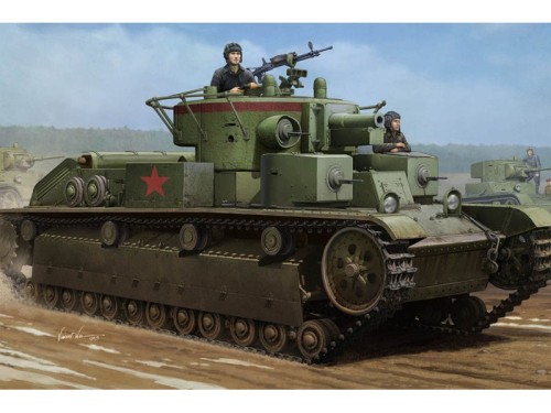 Czołg T-28 (spawany) 83852 Hobby Boss