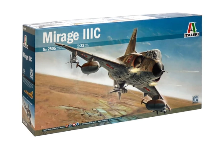 Samolot Dassault Mirage IIIC 2505 Italeri