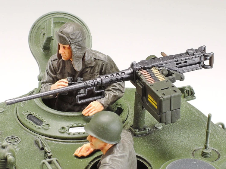 Czołg M4A3E8 Sherman i GAZ-67B 35359 Tamiya