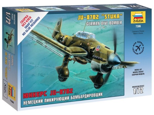 Samolot Junkers Ju-87 B-2 Stuka 7306 Zvezda