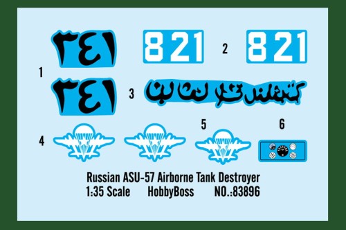 Działo samobieżne ASU-57 83896 Hobby Boss