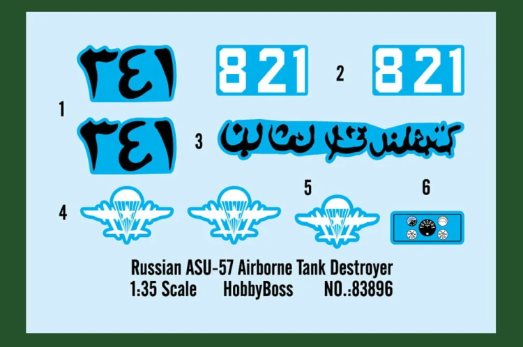 Działo samobieżne ASU-57 83896 Hobby Boss