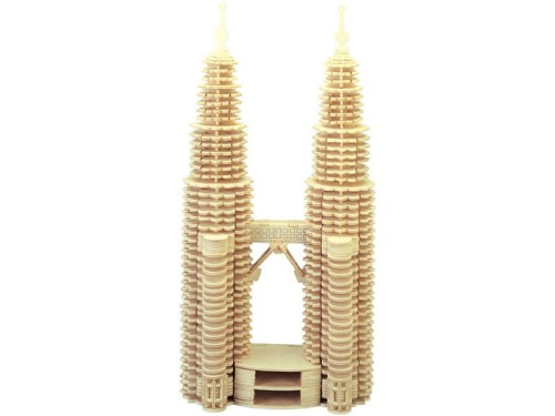 Wieże Petronas Twin Towers składanka P102