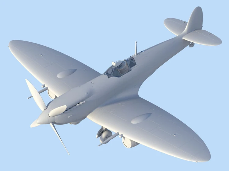 Samolot Supermarine Spitfire Mk.IXc 48060 ICM