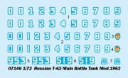 Czołg T-62 model 1962 07146 Trumpeter
