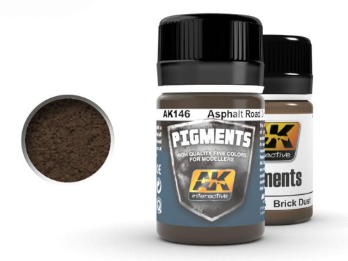 Pigment modelarski Asphalt road dirt AK146 AK Interactive