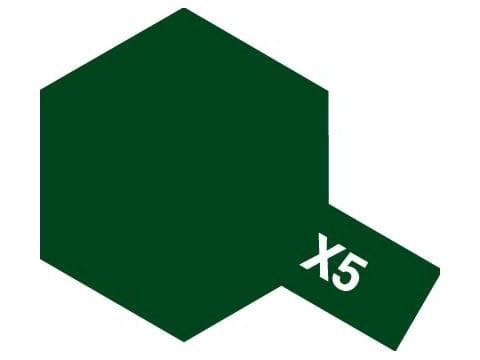 Farba akrylowa X-5 Green Gloss 81505 Tamiya