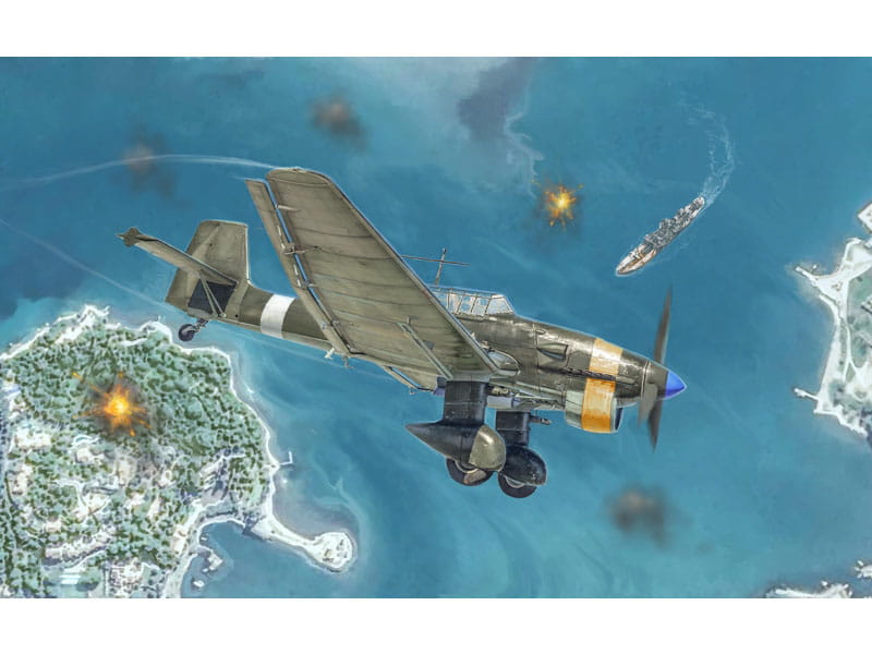 Samolot Junkers Ju-87 B-2/R-2 Picchiatello 2769 Italeri