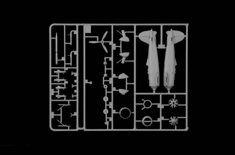 Samolot Fiat CR.42 Falco 1437 Italeri