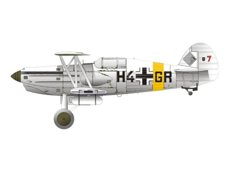 Samolot Avia B.534 late 4 modele 4452 Eduard