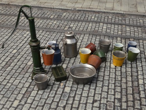 Wiaderka bańki miska pompa wodna 35578 MiniArt