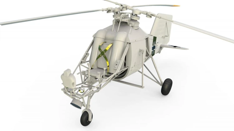 Śmigłowiec Flettner Fl 282 Kolibri 41001 MiniArt