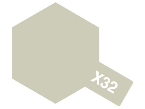 Farba akrylowa X-32 Titanium Silver Gloss 81032 Tamiya