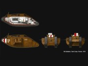 Czołg Mark V Male TS-020 Meng