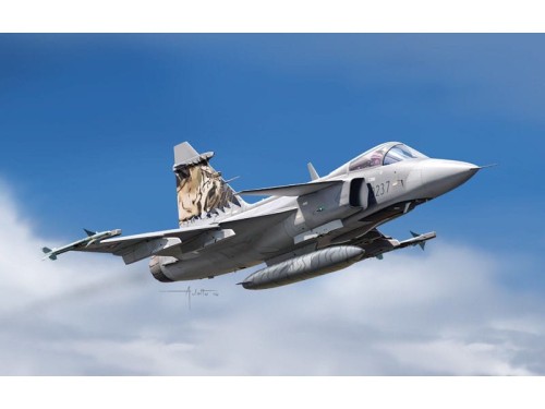Samolot Saab JAS-39 Gripen 1306 Italeri