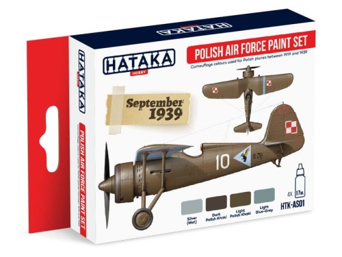 Zestaw farb akrylowych Polskie Siły Powietrzne HTK-AS01 Hataka
