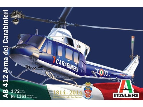 Śmigłowiec Bell AB 412 Carabinieri Żandarmeria 1361 Italeri