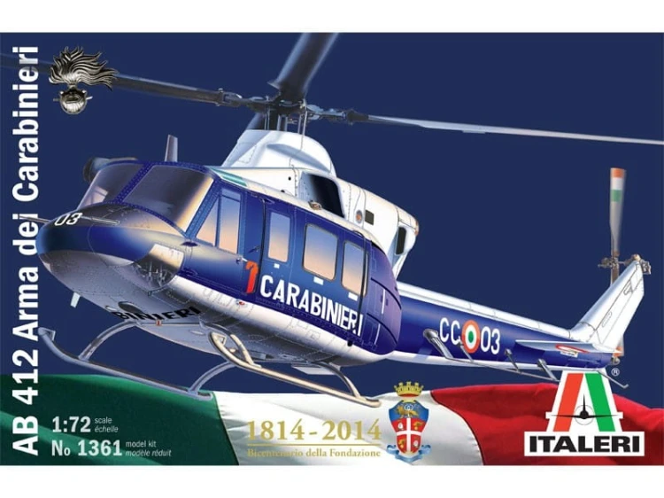 Śmigłowiec Bell AB 412 Carabinieri Żandarmeria 1361 Italeri