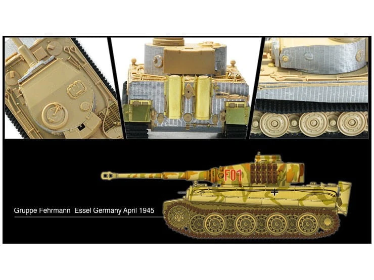 Czołg Tiger I PzKpfw VI Gruppe Fehrmann 13299 Academy