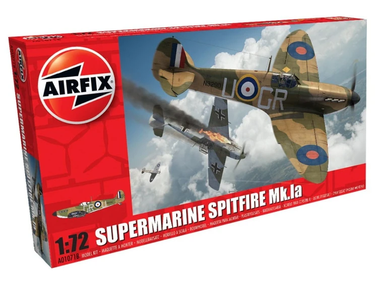 Samolot Supermarine Spitfire Mk.Ia A01071B Airfix