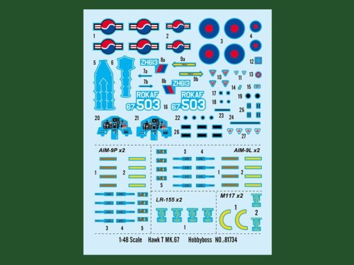 Samolot BAE Hawk T Mk.67 81734 Hobby Boss