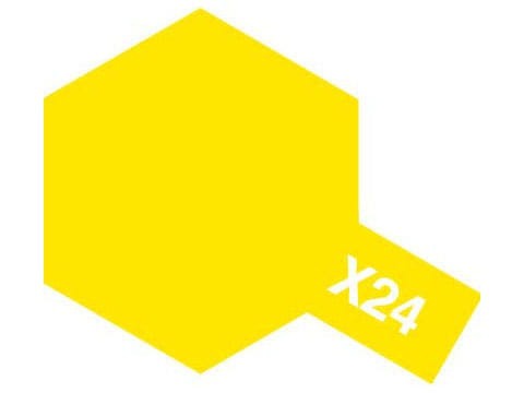 Farba akrylowa X-24 Yellow Clear 81024 Tamiya