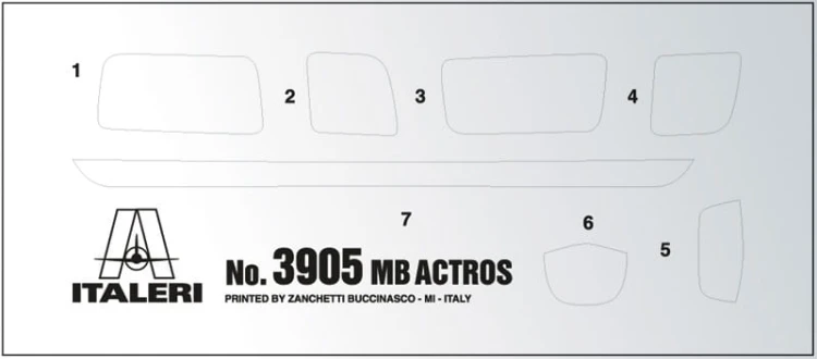 Mercedes Benz Actros MP4 3905 Italeri