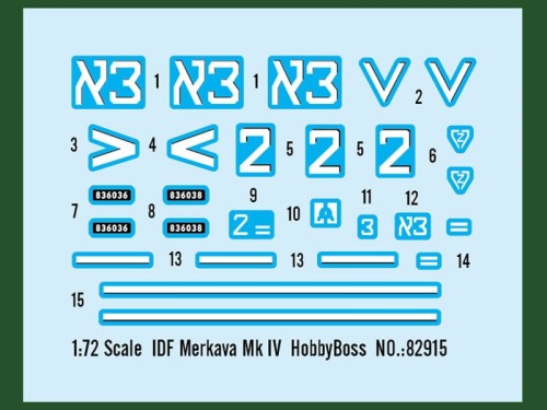 Czołg Merkava Mk.IV Merkawa IDF 82915 Hobby Boss