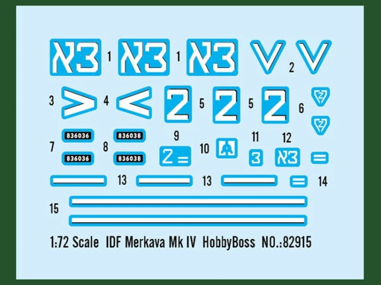 Czołg Merkava Mk.IV Merkawa IDF 82915 Hobby Boss