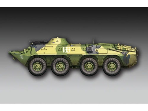 Transporter opancerzony BTR-70 APC late 07138 Trumpeter