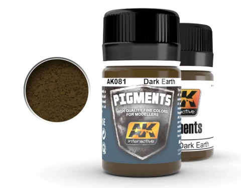 Pigment modelarski Dark earth AK081 AK Interactive