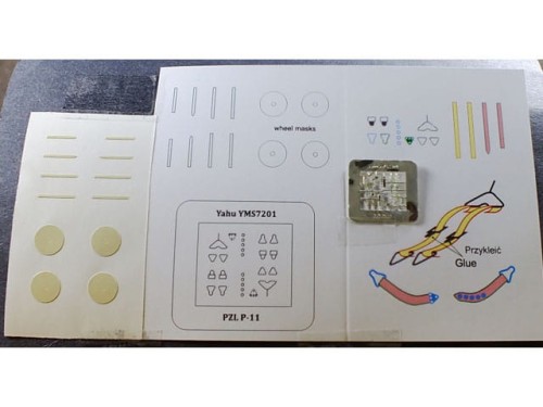 Pasy siedzeniowe i maski do PZL P.11 YMS7201 Yahu
