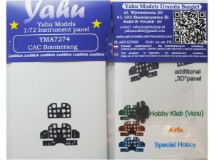 Fototrawiona tablica do CAC Boomerang