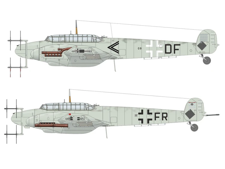 Samolot Messerschmitt Bf 110G-4 7094 Eduard