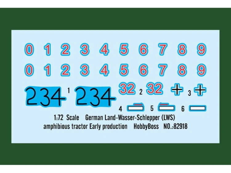 Amfibia Landwasserschlepper LWS 82918 Hobby Boss