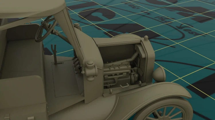 Samochód Ford Model T 1917 Ambulance 35662 ICM
