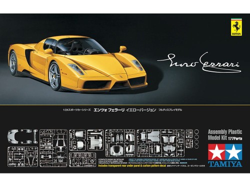 Samochód Ferrari Enzo Giallo Modena 24301 Tamiya
