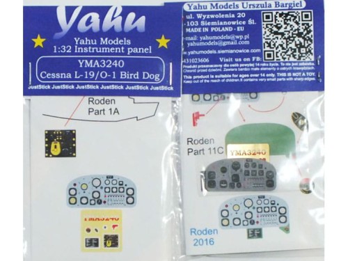 Fototrawiona tablica do Cessna L-19 YMA3240 Yahu Models