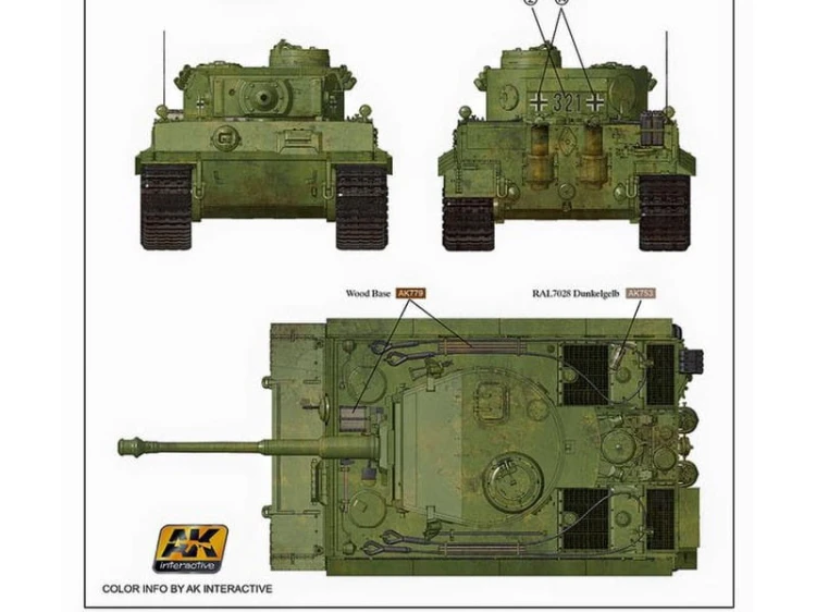 Czołg Tiger I PzKpfw VI Ausf.E sPzAbt 503 RM-5003 RFM