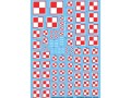 Kalkomania Polish Insignias szachownica 32010 Techmod