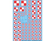 Kalkomania Polish Insignias szachownica 32010 Techmod